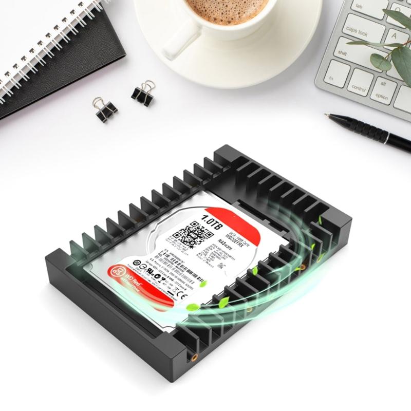 2.5" To 3.5" Drive Bay Adapter SSD Converter Frame Support Sata3.0 6Gbps Fast For 7/9.5/12.5mm 2.5in Solid Drive