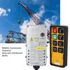 Industrial Remote Controller Crane Accessory Double Handle Waterproof Acid Oil Resistant
