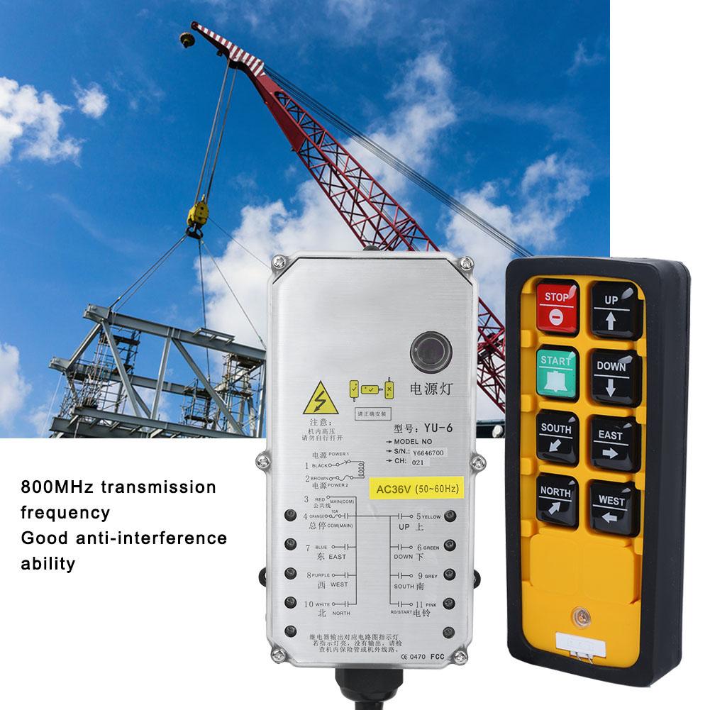 Industrial Remote Controller Crane Accessory Double Handle Waterproof Acid Oil Resistant