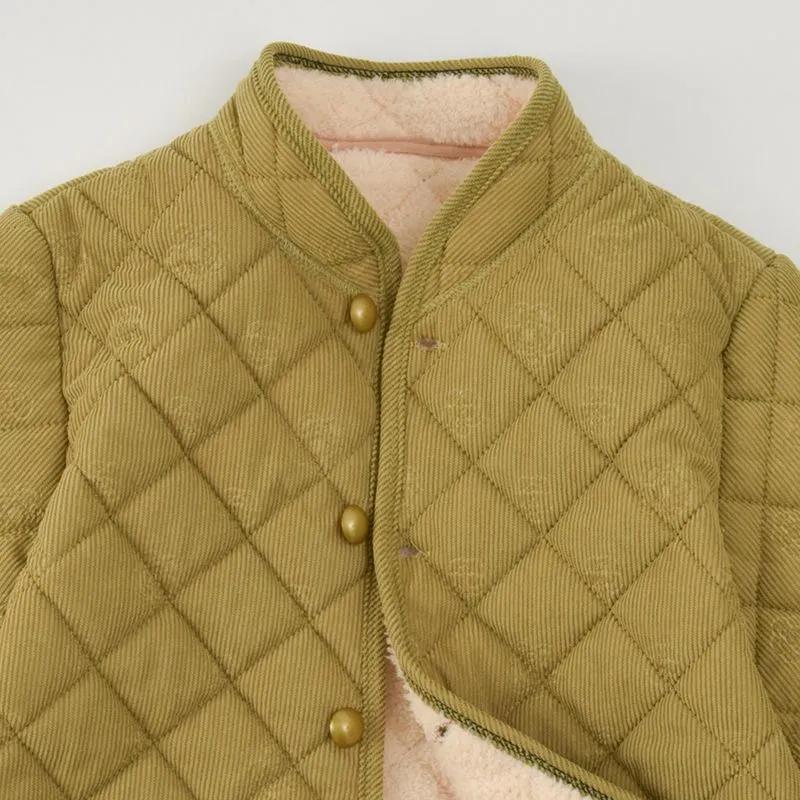 Autumn and Winter Cotton-padded Clothes, Cotton-padded Clothes, Plus Velvet, Casual Thickened Warm Jackets