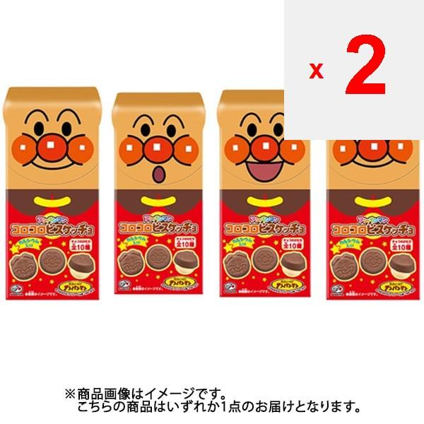 Fujiwara family Anpanman Kororo Bisquecho 34g Chocolate