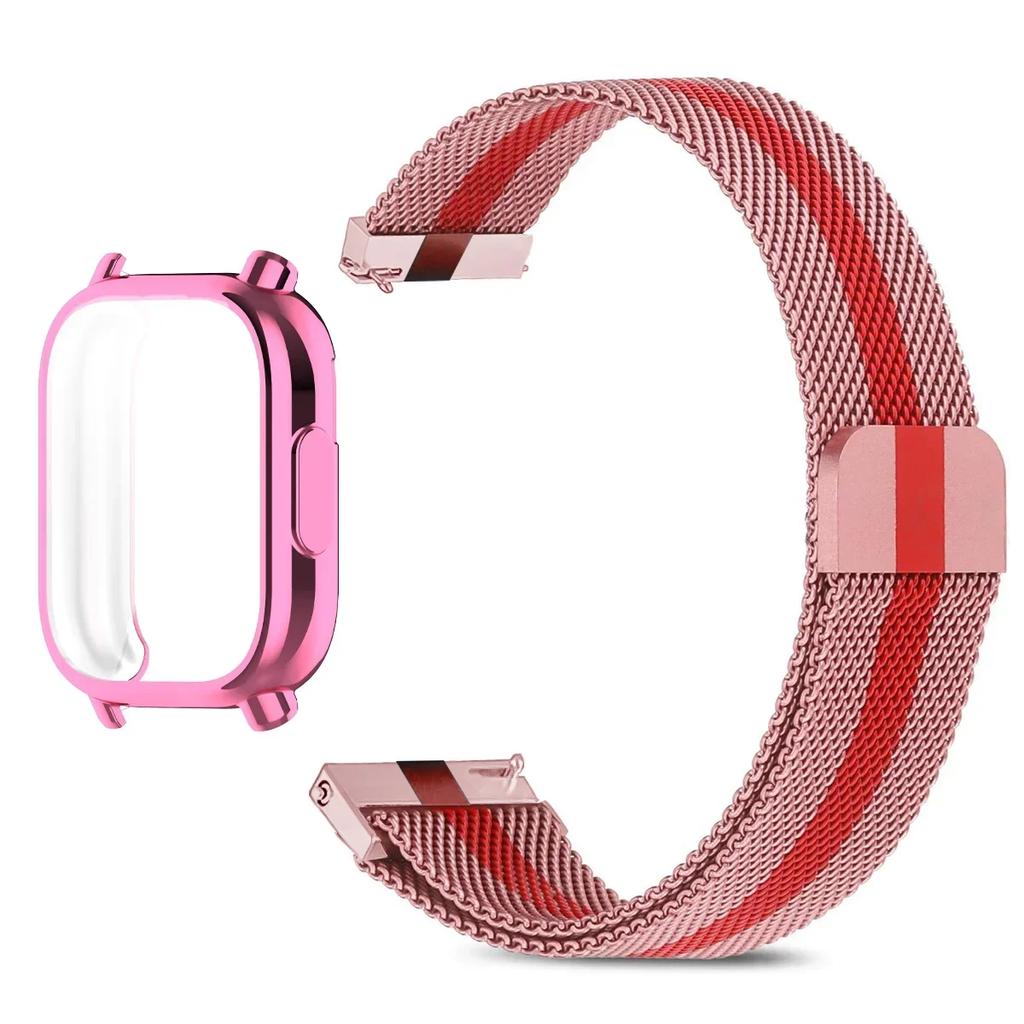 Case+Milanese Strap For Redmi Watch 5 Active Band TPU Soft Case Screen Protector For Redmi Watch 5 Lite Metal Magnetic Watchband