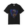 Blackwing Eclipse Stained Glass T-Shirt Black Front Print Comfort Colors 1717