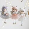 Christmas Decoration for Home, 4pcs Xmas Tree Pendant Ornaments, Navidad Angel Dolls Noel Natal New Year Gifts