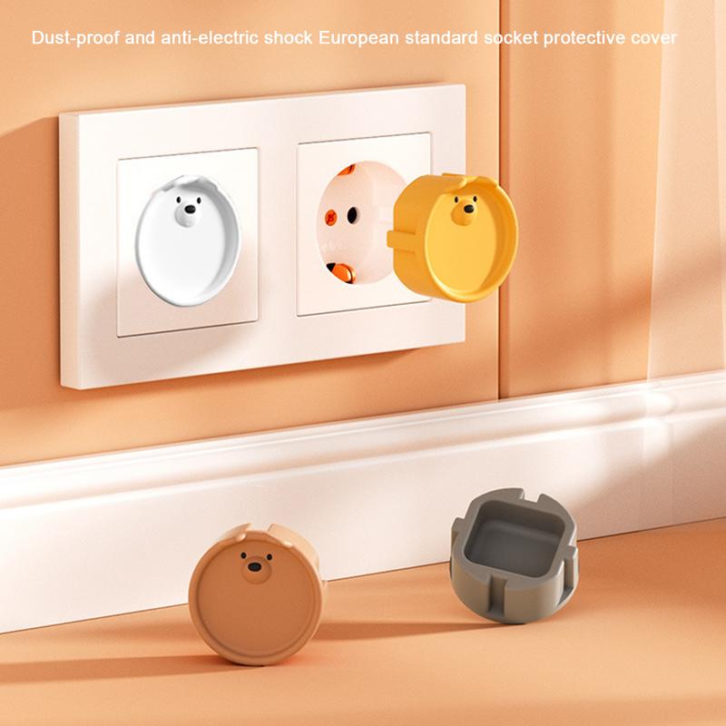Cubierta a Prueba de Bebés para Enchufe Cubiertas de Seguridad para Enchufes Protectores de Enchufe Prevención de Descargas Eléctricas Cubiertas para Enchufes Eléctricos Cubiertas de Silicona para Enchufes