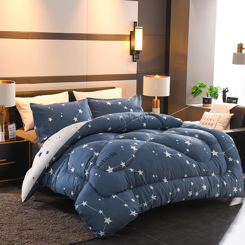 SF King Queen Twin Full Size Comforter New Design 4 Seasons Quilt High Quality Comforter Colorful Duvet Winter Thicken Blanket