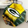Green Bay Packers Logo Umbrella Folding Umbrella, Automatic Umbrella 8-Frame for Travel, Camping Use Gift for Halloween Christmas
