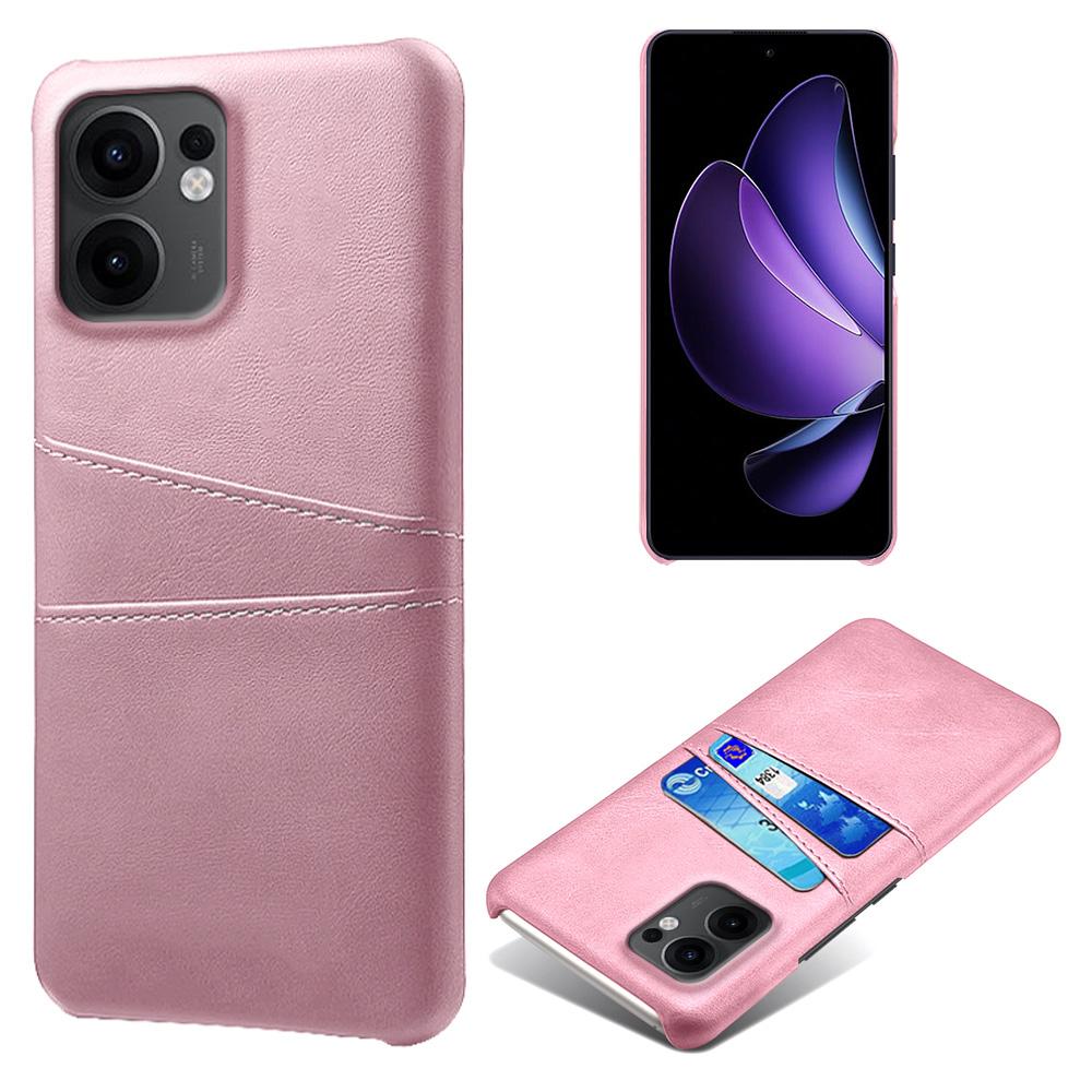 For Oppo Reno13 F 5G Case Dual Card Slots PU Leather+Hard PC Phone Cover