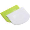 2 Pieces Dough Scraper Bowl Scraper Food-safe Plastic Dough Cutter Flexible Plastic Scraper