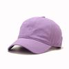 Custom logo 6 Panels Solid Color Cotton Baseball Caps Soft Top Dad Caps Outdoor Sport Sun Hat Baseball Caps