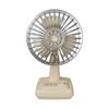 Xiaomi Retro Rechargeable Table Fan 3 Speeds Adjustable 45° Head Tilt Metal Brushless Desk Fan for Home Bedrooms Dorm Rooms or Office