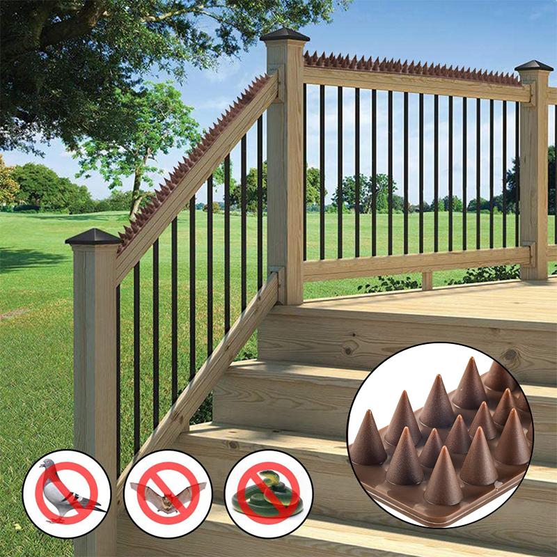 12 bucăți de plastic pentru porumbei pentru păsări, antipăsări, pentru sperierea porumbeilor, controlul dăunătorilor