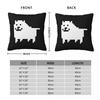 Annoying Dog In Space Undertale Toby Video Game Rpg Square Pillowcase Pillow Cover Cushion Throw Pillow for Home Sofa