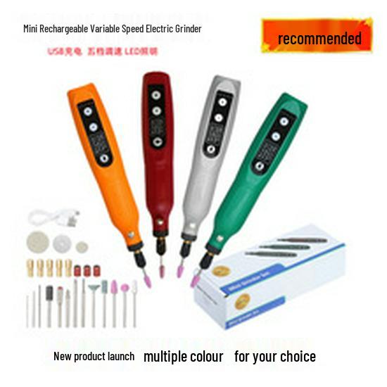 High-Power Multifunctional Handheld Electric Grinder and Polisher for Jade Carving