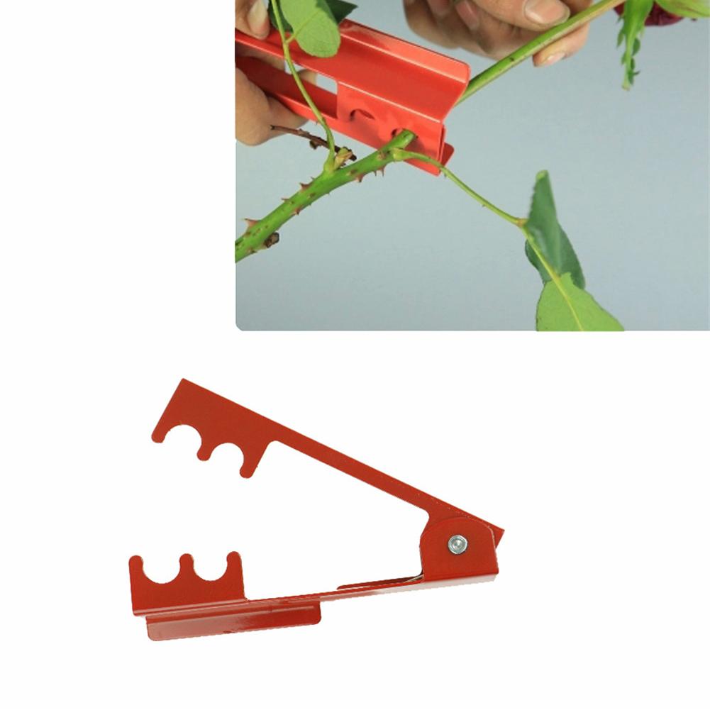 1Pc DIY Cut Tool Florist Metal Gardon Flower Rose Thorn Stem Leaf Stripper Rose Plier Removing