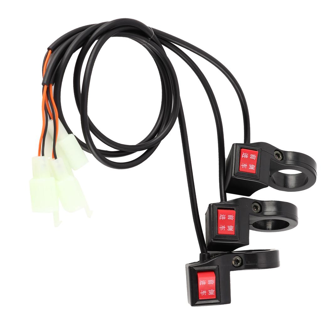 3Pcs Electric Bicycle Scooter Handlebar Forward and Reverse Gear Switch Replacement