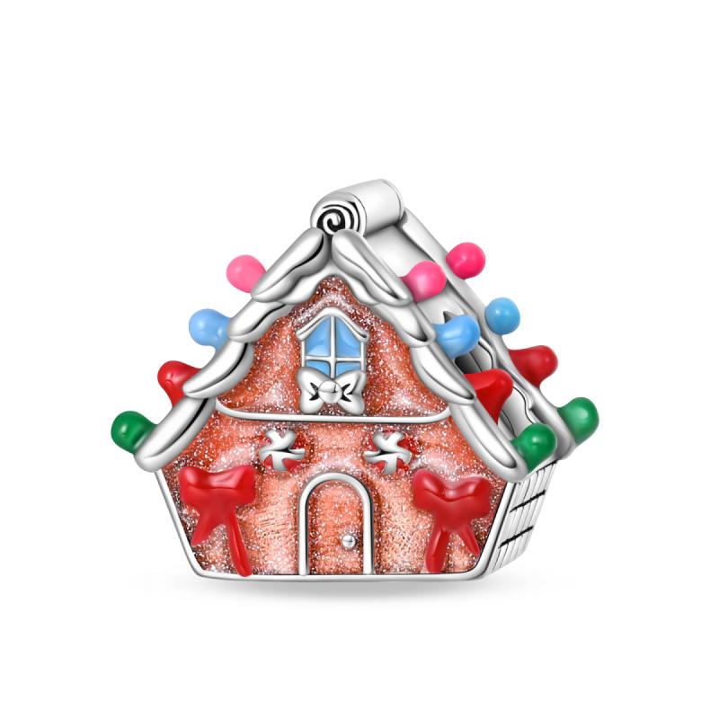 Newcopper Christmas Tree Elk Snowman Charms Fit Pan Original Bracelets Beads Diy Party Woman Jewelry Festival Gift