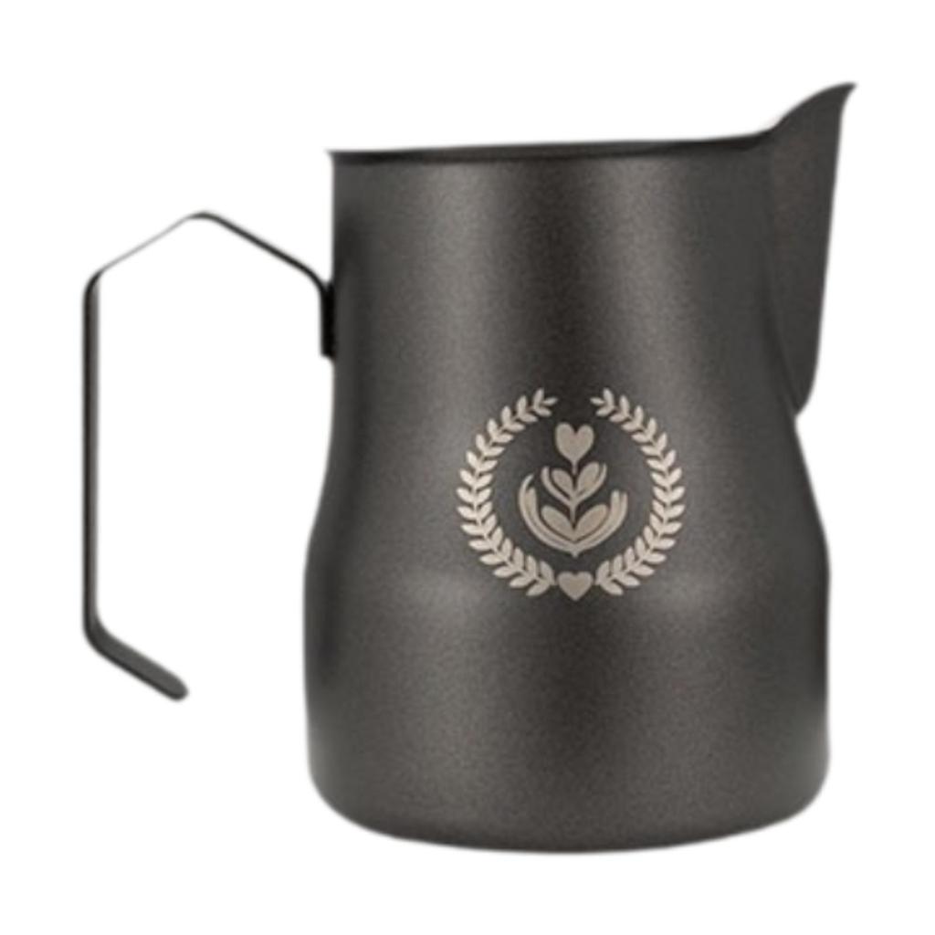 Milk Frothing Pitcher Coffee Maker Stainless Steel Latte Art Tool 350 ml for Hot Chocolate Lattes Cappuccino Coffee Matcha