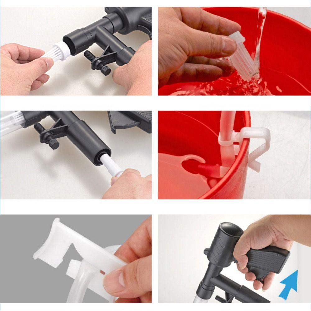 Removable Aquarium Gravel Cleaner Plastic Water Flow Sand Cleaner  for Cleaning