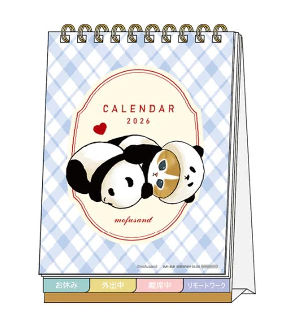 Mofusand Desk Top Message Calendar 2026 Japan NEW