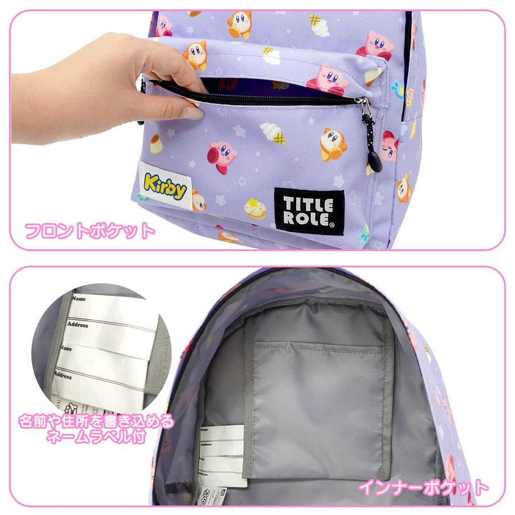 [TITLE ROLE] Backpack Kirby of the Stars Pop Star Kirby Waddle Dee Goods B5 Storage