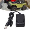 Carregador de Equilíbrio de Bateria LiPo 2 em 1 7,4V Carregador USB de Plástico com Luz Indicadora para Carros e Barcos RC Wltoys