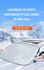 All-Weather Car Windshield Protector - Waterproof Sun & Snow Shield with Reflective Coating, Universal Fit for Front Windscreen