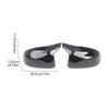 Carbon Fiber Pattern ABS Mirror Cover Strong Scratch Resistant  Mirror Housing Kit Easy to Use for G01 G02 G05 G06 G07