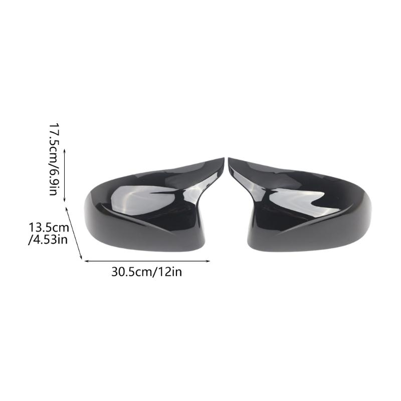 Carbon Fiber Pattern ABS Mirror Cover Strong Scratch Resistant  Mirror Housing Kit Easy to Use for G01 G02 G05 G06 G07