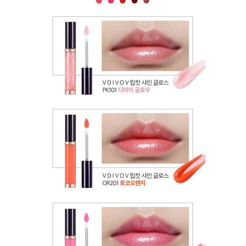 VDIVOV - Lip Cut Shine Gloss - 10 Farben