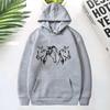 Horse Head Pattern Print Hoodies For Women Fashion