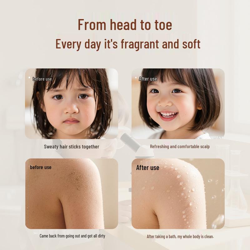 Audo 2-in-1 Gentle Moisturizing Baby Shampoo & Body Wash - Large Capacity