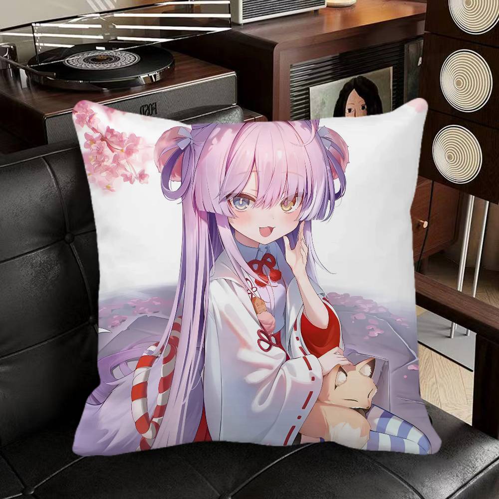 Tenko Shibuki Anime Pillow Case Square Pillow Bedroom Sofa Leisure Comfort Cushion Car Home Decoration