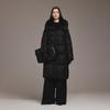 Tanboer Women's Long Down Jacket with Lamb Wool Collar TB5520850Z