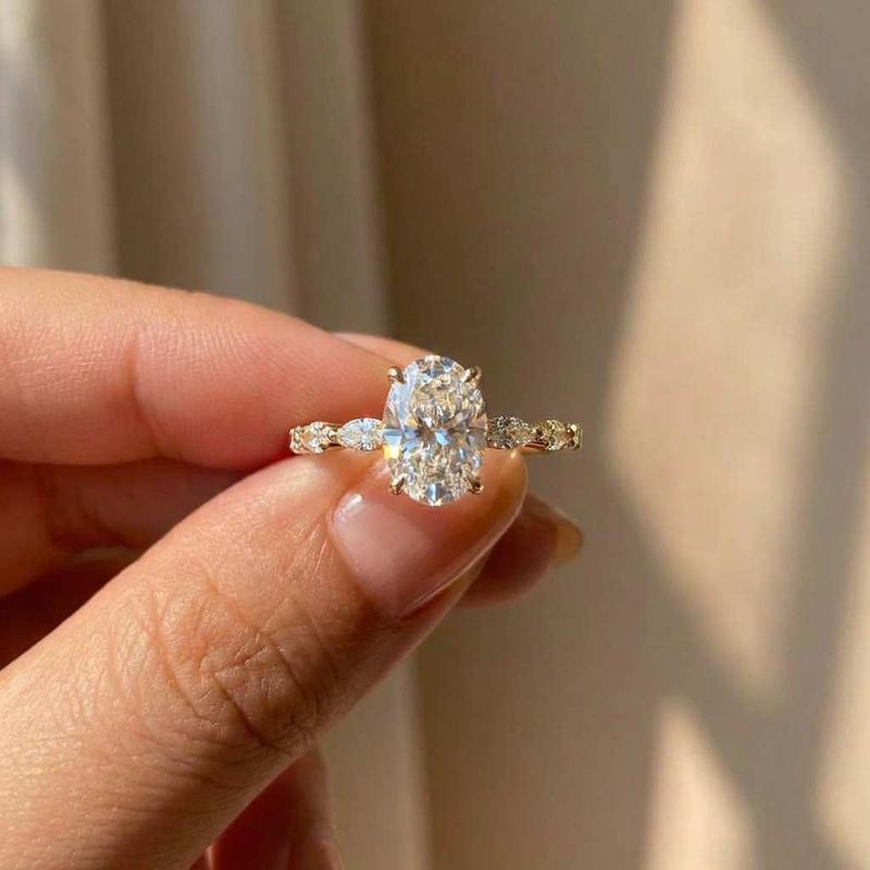 CopperDainty Women Rings Small AAA Cubic Zircon Delicate Proposal Ring for Lover High Quality Wedding Jewelry