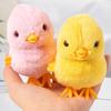 Plush Clockwork Spring Chicken Toy Cute Guide Baby Crawling Toy Duck Wind Up Jumping Toy  Cat Toy