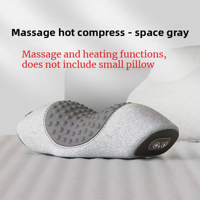 Electric Neck Massager Pillow Cervical Stretcher Heating Vibration Massage Orthopedic Sleeping Pillows Support