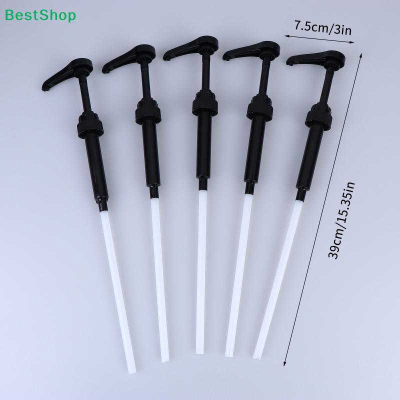 5Pcs Syrup Pump Coffee Syrup Pump Dispenser Syrup Pump Press Action Pump Head For Coffee Syrups For Juice Bottle Dispenser