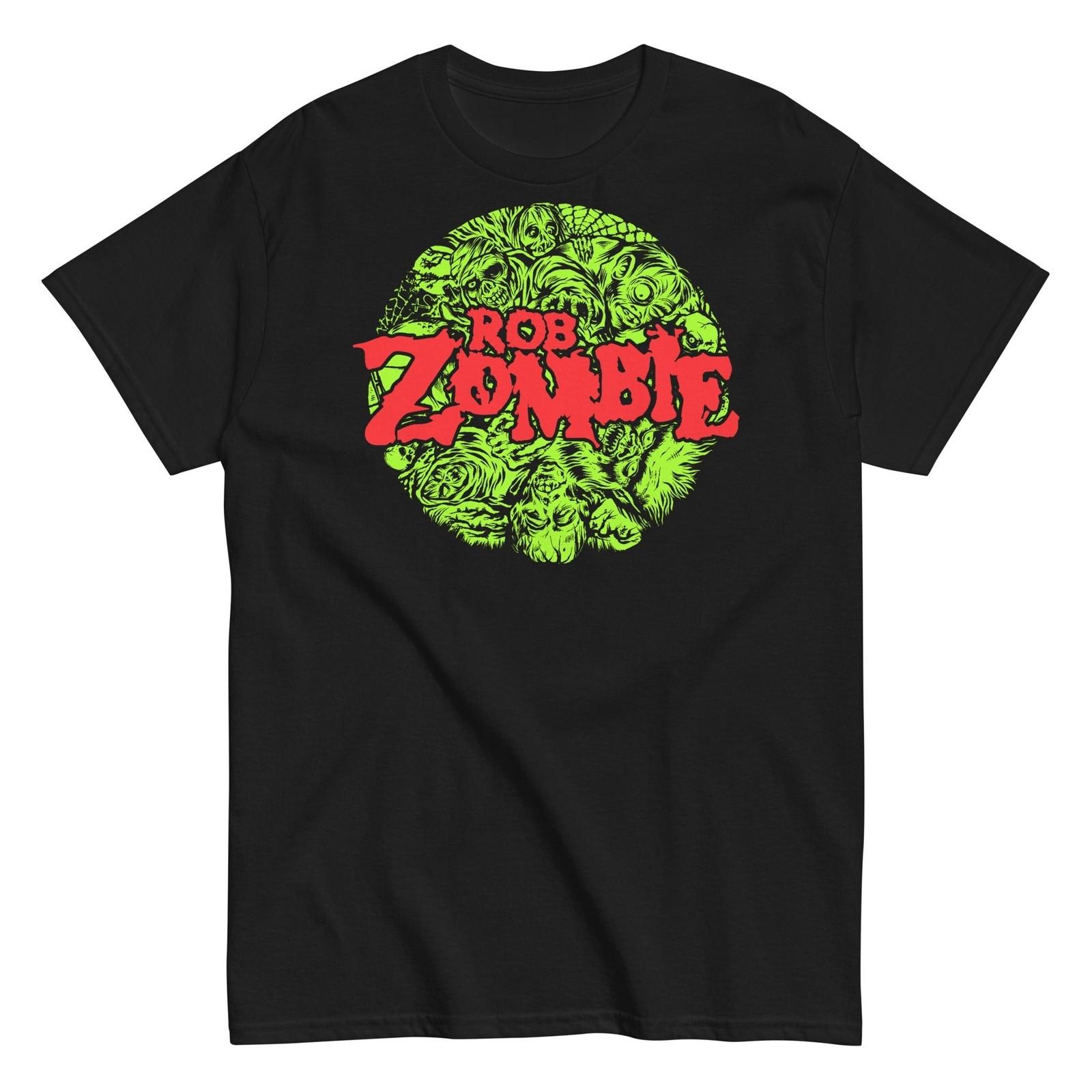 MerchMoment Rob Zombie Slime Logo T-Shirt T-Shirt Black New XXL