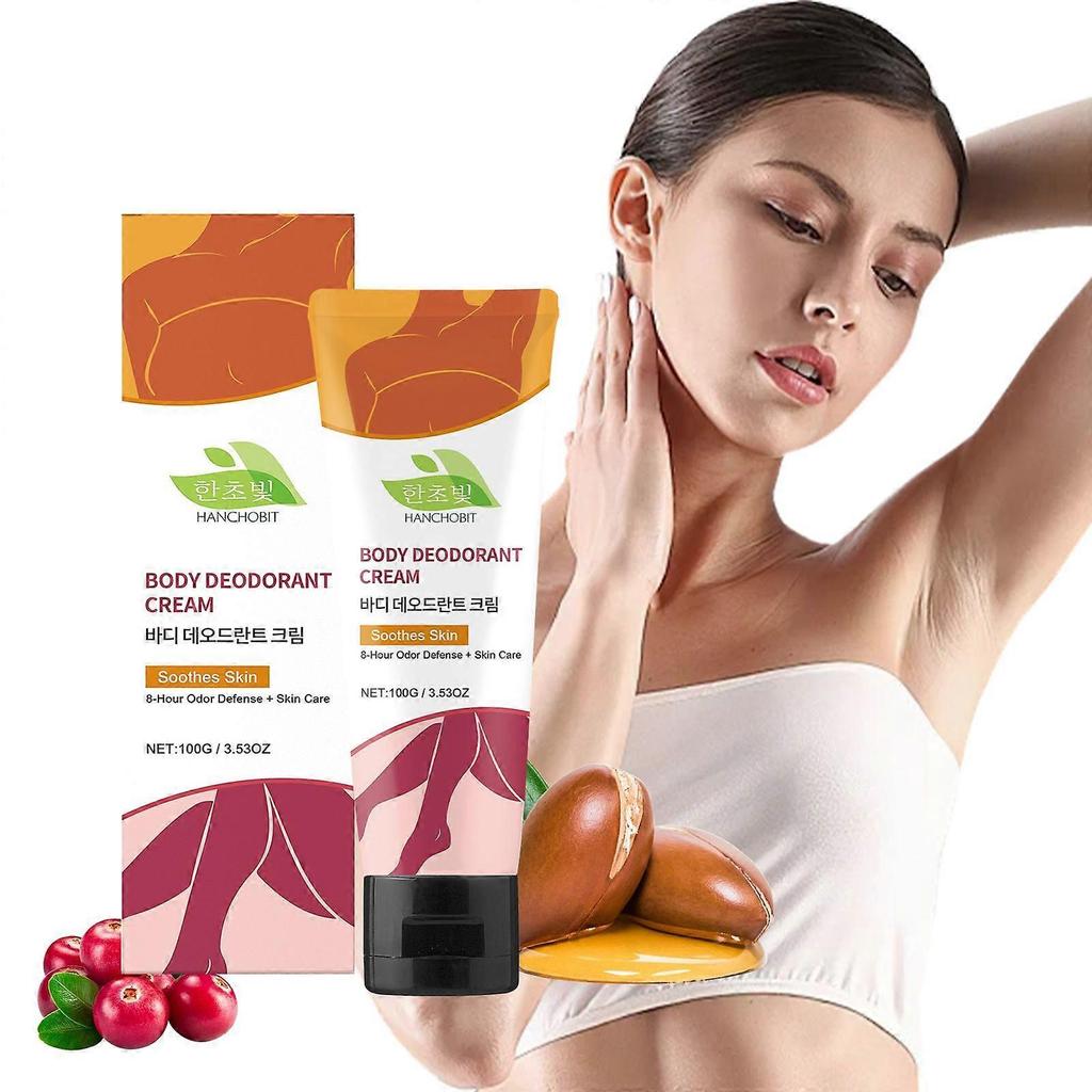 Body Care Cream, Shea Butter Ginger Root, Long-Lasting Freshness, Anti-Sweat, Sensitive Skin ,100g