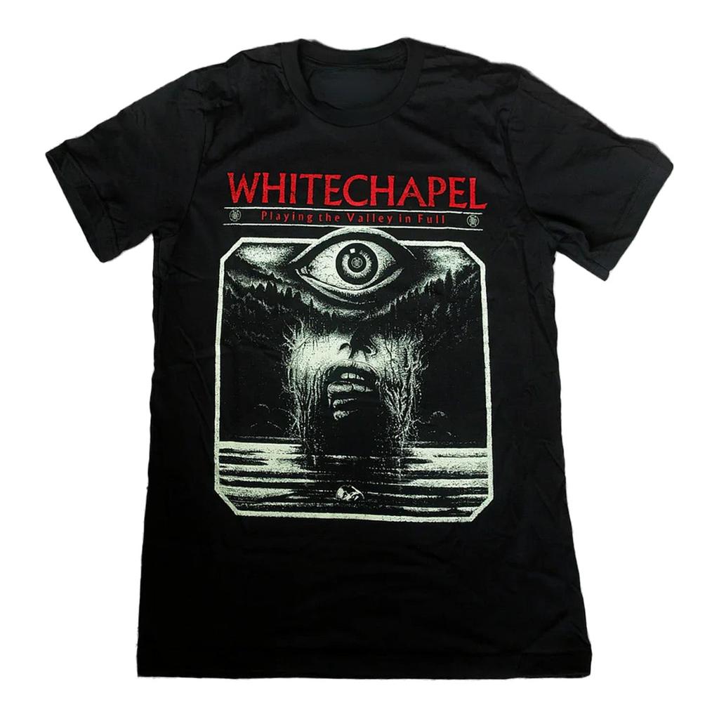 Whitechapel Brain Band TShirt Cotton Graphic Tee Unisex Women Summer Streetwear Top