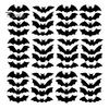 Hanging Bat Decorations LED Wall Sticker Lighted 3D Decorative Stickers Removable Realistic Flying Decor PVC Window Decals for Bedroom Door Halloween