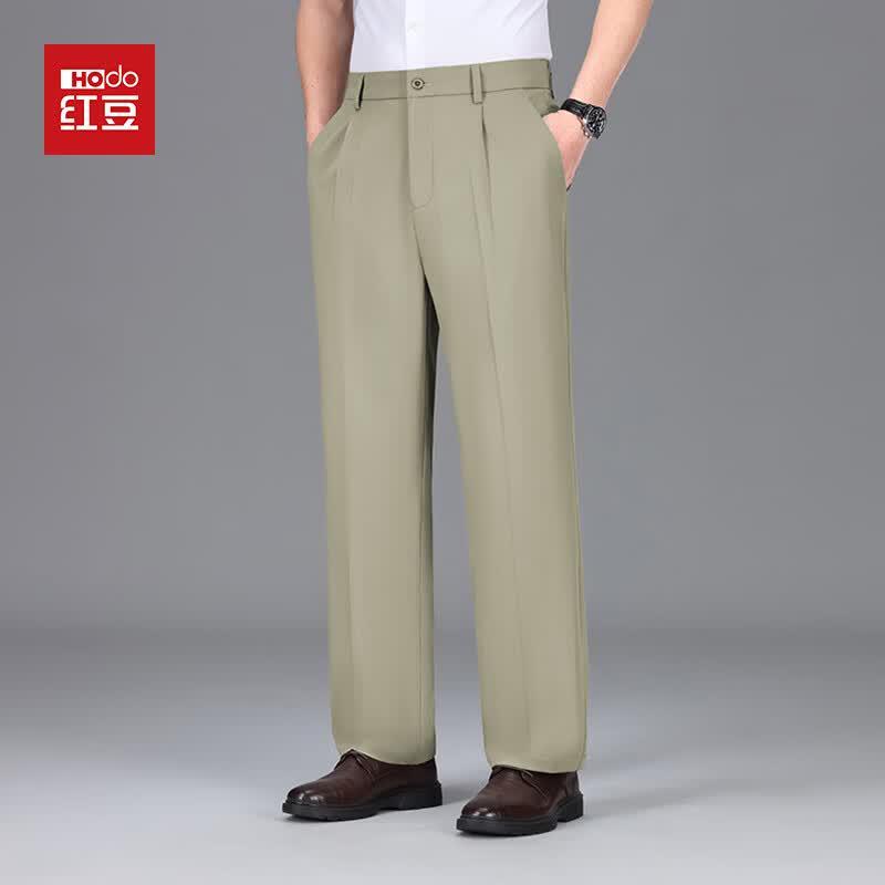 Hodo Men s Ice Silk Wrinkle-Resistant Casual Pants 31