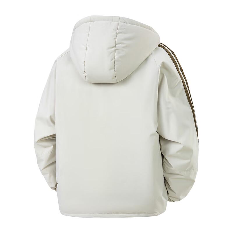 Wassup Sohot Men's Faux 2-in-1 Hooded Workwear Padded Jacket