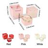 Cute Rotating Rose Box Romantic Surprise Jewelry Storage Box Necklace Storage Case  Mother's Day