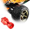 4Pcs RC Wheel Hex Driver Metal 12mm Turn 17mm Extension Adapter for RC Car Truck(Red)