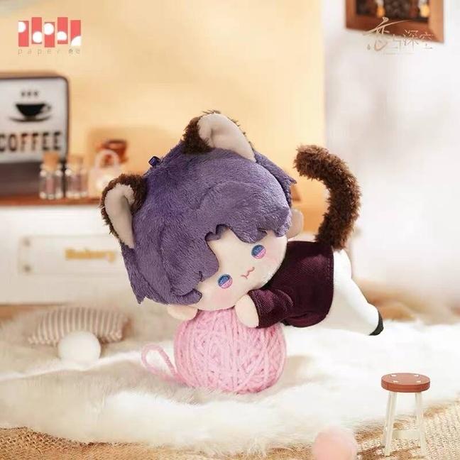 

Genuine Love And Deepspace Cat Misses You Series Keychain Magnetic Fridge Magnet Cute Stuffed Doll Birthday Gifts