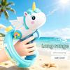 New Unicorn Electric Water Gun - Swimming Ring Design High-Speed Continuous Firing Summer Beach Pool Water Battle Toy