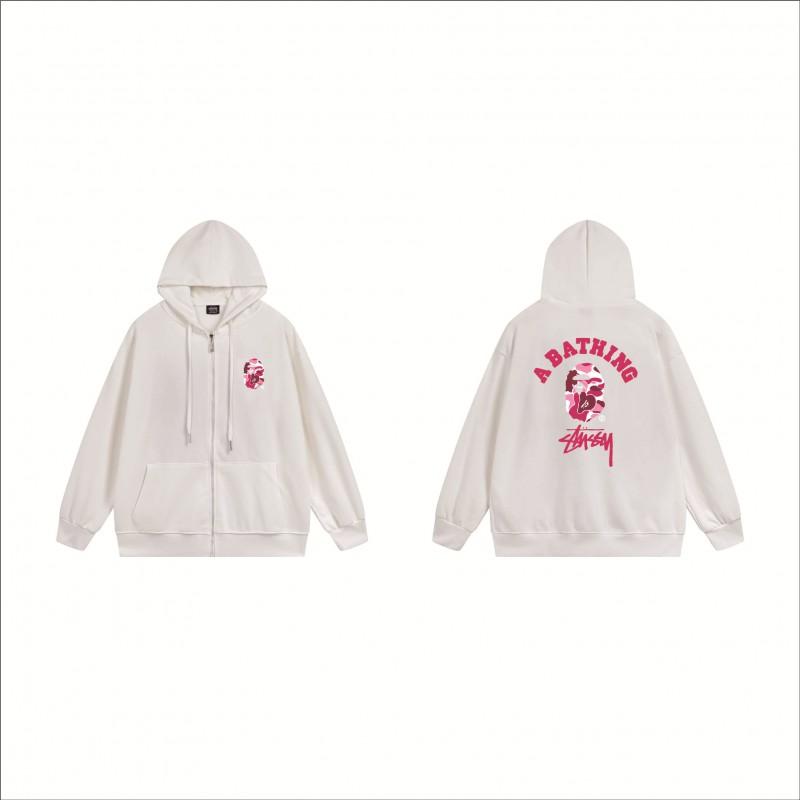Stu Print Kapuzenpullover Langarm Herren Damen Winter Freizeit Übergroß Pullover