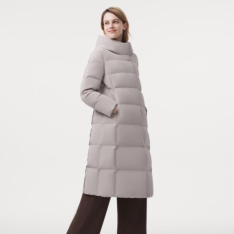 Tanboer Women's Mid-length Hooded Down Jacket 510826A